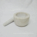 White Marble Mortar and Pestle